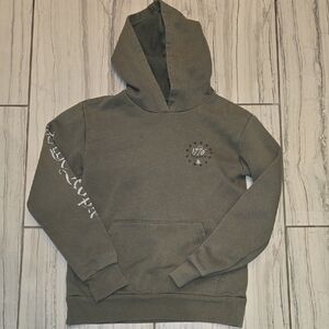 Kids Olive Green Hoodie